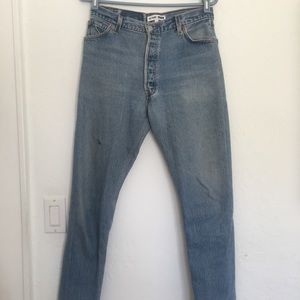 Re/done High Rise Ankle Crop